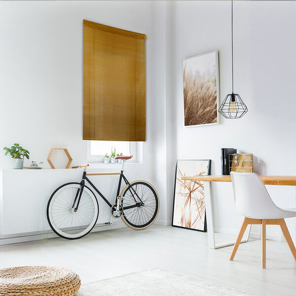 Persiana Rolô Hanoy Bambu Bege 2,20x1m Evolux