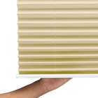 Persiana Rolo Plissada Basic Liso 1,60 X 1,60 Bege Escuro Liso