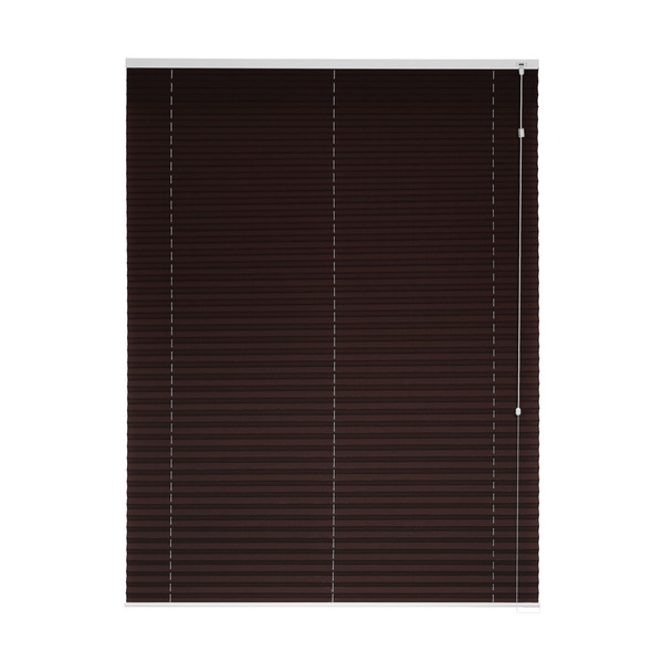 Persiana Rolo Plissada Basic Textura 1,20 X 2,20 Marrom Escuro