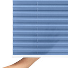 Persiana Rolo Plissada Basic Textura 1,60 X 1,60 Azul Celeste