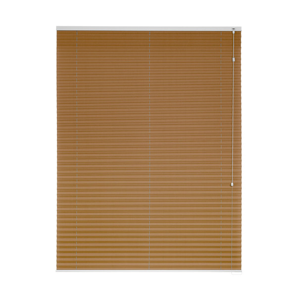 Persiana Rolo Plissada Basic Textura 1,80 X 2,20 Castanho