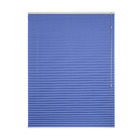Persiana Rolo Plissada Basic Traçado 1,00 X 1,60 Azul Listrado