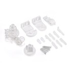 Persiana Rolô Poliéster Branco Solar 1,6x1,4m Evolux