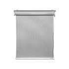 Persiana Rolô Poliéster Cinza Solar 1,6x1,2m Proteção UV Belchior