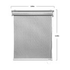 Persiana Rolô Poliéster Cinza Solar 2,2x1,6m Proteção UV Belchior