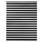 Persiana Rolô Rainbow Dupla Preta 1,60x1,40m