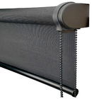 Persiana Rolo Screen 3% Preto - 1,10m X 1,20m