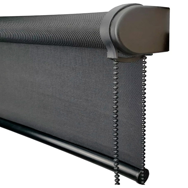 Persiana Rolo Screen 3% Preto - 1,50m X 2,00m