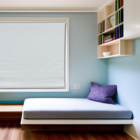 Persiana Rolo Screen Branca (l) 140 X 220 (a) Cm Cortina Tela