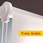 Persiana Rolô Solar 0% - 1,35 Larg X 3,00 Alt - Branco Off-wh