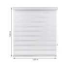 Persiana Rolô Sunny Off white 1,20x1,60m