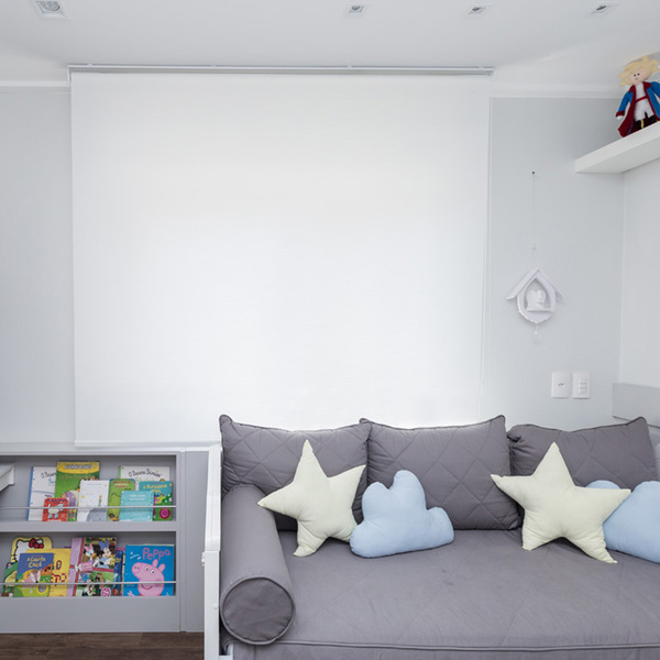 Persiana Rolô Tela Solar 0% 1,60x1,70 Branca