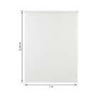 Persiana Rolô Tela Solar 3% Poliéster Branca 2,20x1m Belchior