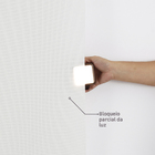 Persiana Rolô Tela Solar 3% Poliéster Branca 2,20x2,20m Belchior