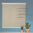 Persiana Rolo Tela Solar 5% Bando 2,20 X 2,50 Preto