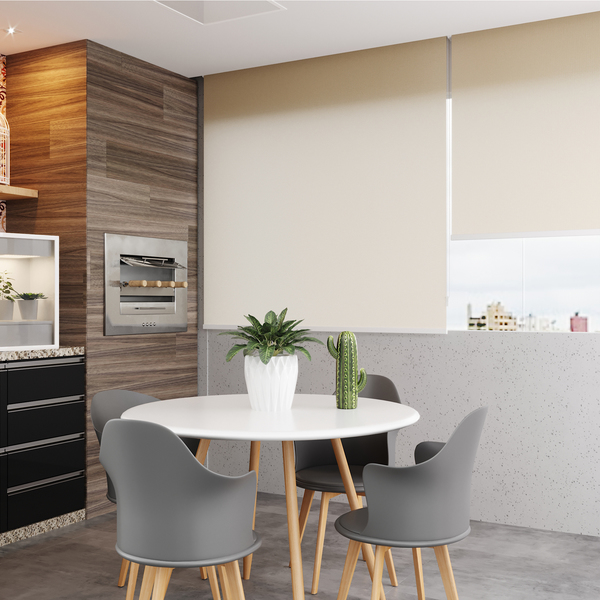 Persiana Rolô Tela Solar Inspire Bege 1,60x1,60m