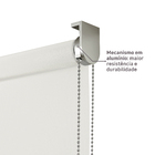 Persiana Rolô Tela Solar Sloop PVC Branca 0,80x2,20m Inspire