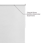 Persiana Rolô Tela Solar Sloop PVC Branca 0,80x2,20m Inspire