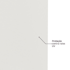 Persiana Rolô Tela Solar Sloop PVC Branca 2,20x2,40m Inspire