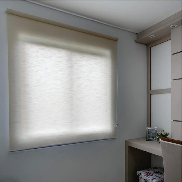 Persiana Rolo Translucida Bege - 1,30m X 2,70m