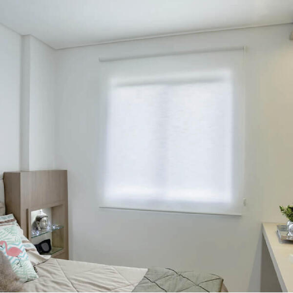 Persiana Rolo Translucida Branco - 2,90m X 2,60m