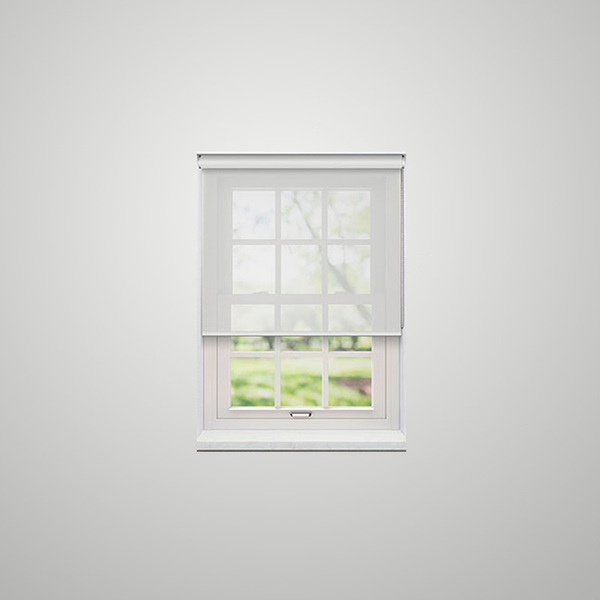 Persiana Rolo Translucido Branco - 1,30m X 1,60m