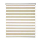 Persiana Rolo Zebra Bando 1,00 X 1,60 Double Vision Bege Mesc