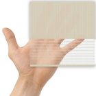 Persiana Rolo Zebra Bando 2,00 X 1,60 Double Vision Bege