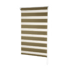 Persiana Rolô Zebra Dupla 1,20m x 1,60m Caramelo Sala Quarto