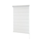 Persiana Rolô Zebra Dupla 1,20m X 2,60m Branca