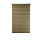 Persiana Rolô Zebra Dupla 1,40m x 1,60m Caramelo Sala Quarto