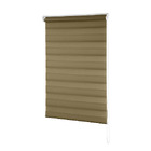 Persiana Rolô Zebra Dupla 1,40m x 1,60m Caramelo Sala Quarto