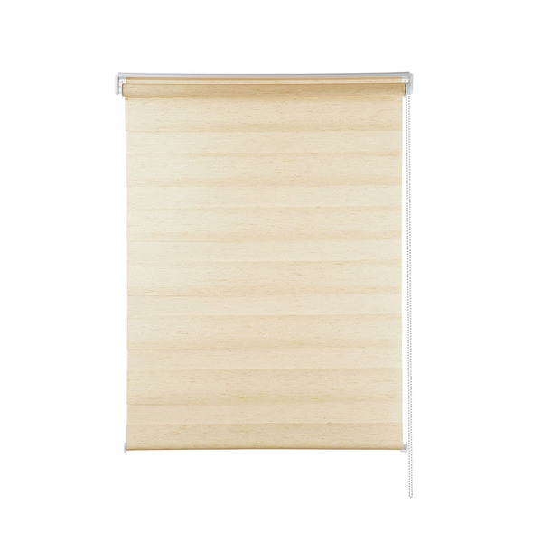 Persiana Rolô Zebra Dupla 1,40m x 1,60m Linho Sala Quarto Coz