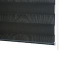 Persiana Rolô Zebra Dupla 1,40m X 1,60m Preta Sala Quarto Coz