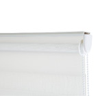 Persiana Rolô Zebra Dupla 1,60m X 1,60m Branca