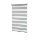 Persiana Rolô Zebra Dupla 1,60m X 1,60m Cinza