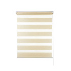 Persiana Rolô Zebra Dupla 1,60m x 1,60m Linho Sala Quarto Coz