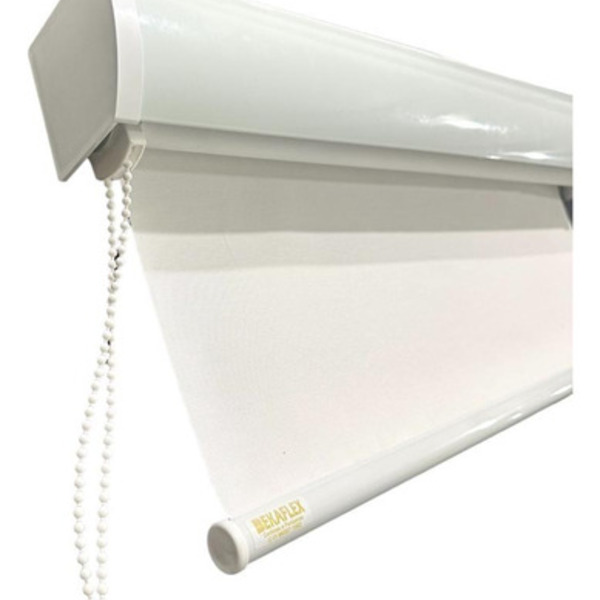 Persiana Rolon Tela Solar 3% 1,20 L X 1,30 A Com Bando Esquer