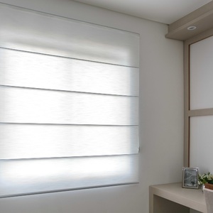 persiana romana 0 80lar x 1 50alt tecido translucido branco vogaflex