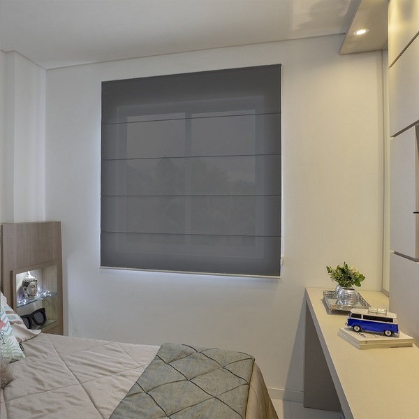 Persiana Romana (1,20Larg. x 2,00Alt.) Tecido Tela Solar Scre