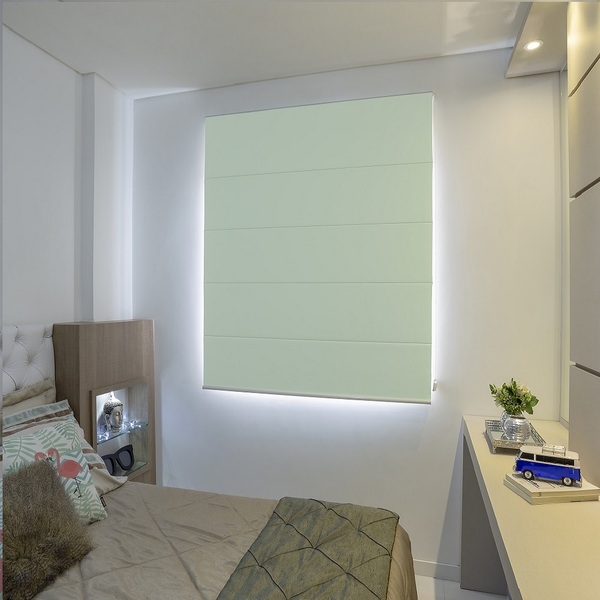 Persiana Romana (1,20larg. X 2,50alt.) Blackout Verde - Vogaf