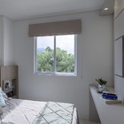 Persiana Romana (1,40lar. X 1,50alt.) Blackout Marrom - Vogaf