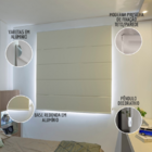 Persiana Romana (1,40lar. X 1,50alt.) Blackout Marrom - Vogaf