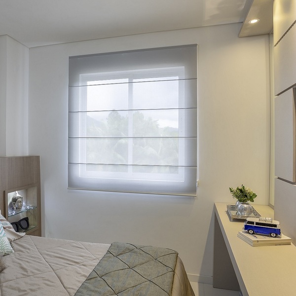 Persiana Romana  (1,60Larg. x 2,50Alt.) Tecido Tela Solar Scr