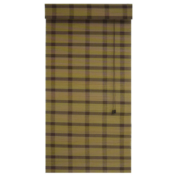 Persiana Romana Aruba Bege e Marrom 2,20x0,80m