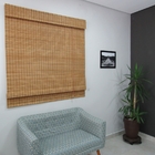 Persiana Romana Bambu Block 080larg X 220alt Natural