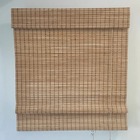 Persiana Romana Bambu Block 1,40larg X 1,60alt - Natural