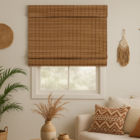 Persiana Romana Bambu Block 120larg X 160alt Natural