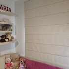 Persiana Romana Bege Linho - 1,80m Larg X 1,60m Alt - Tecido