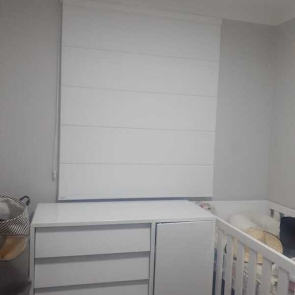 Persiana Romana Bk (linho Mesclado) - 1,20mx1,20m - Bege